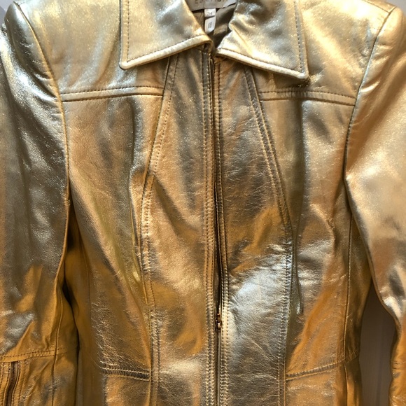 β¨HPβ¨Gold Escada Jacket 34 - Picture 6 of 8